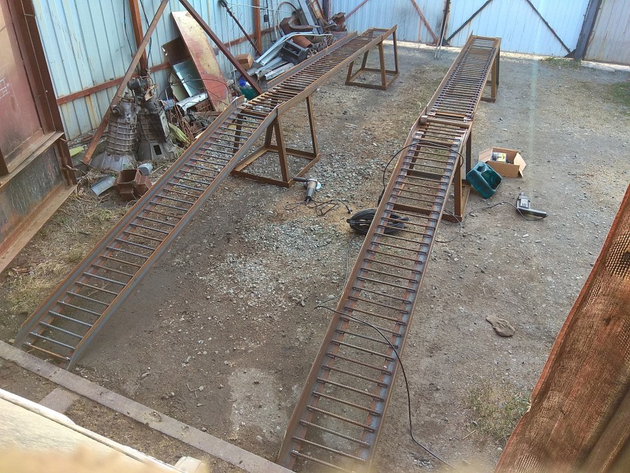 Эстакада из 20 швеллера