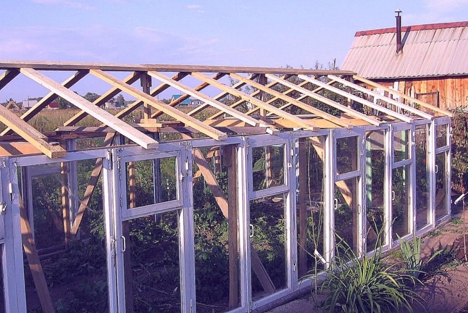 Теплица на крыше