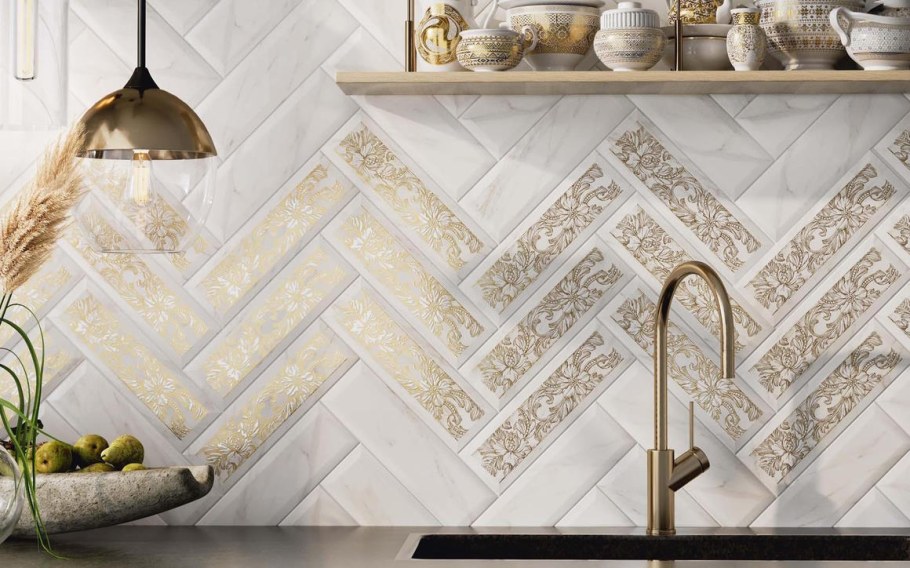 Керама Марацци дорато белый грань