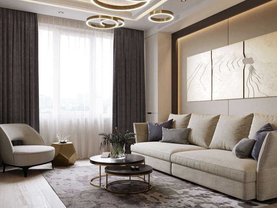 Гостиная в современном стиле