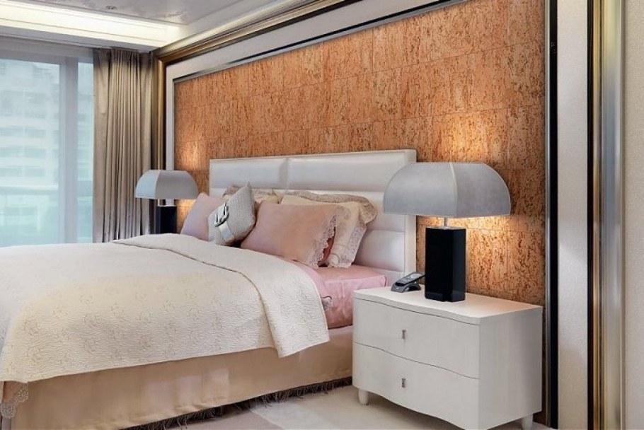 Стеновые панели в интерьере спальни