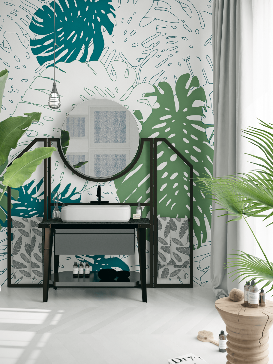 Монстера в интерьере