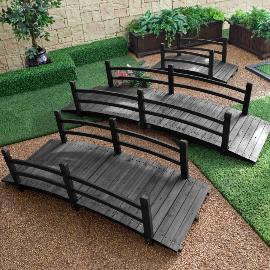 Мостик декоративный для дачи