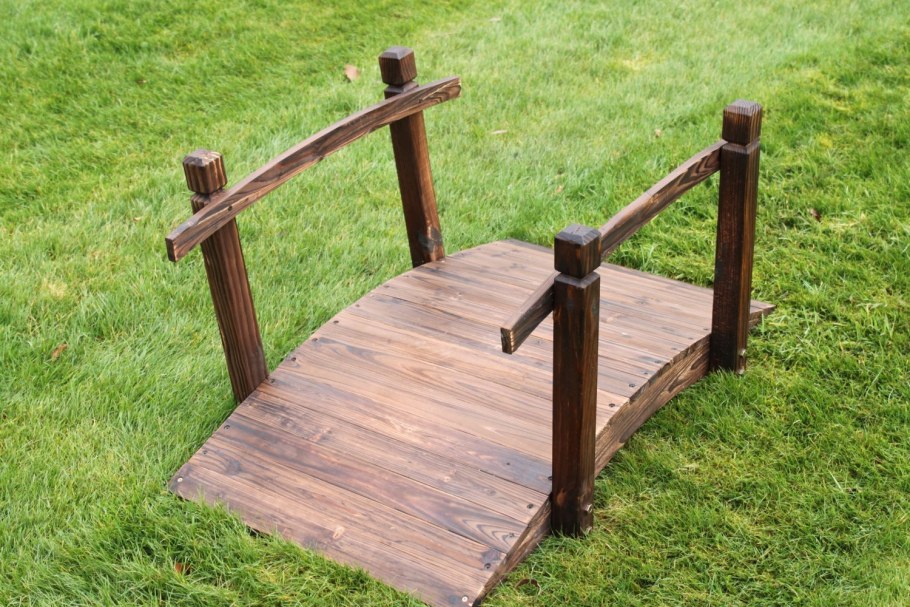 Wooden Garden Bridge