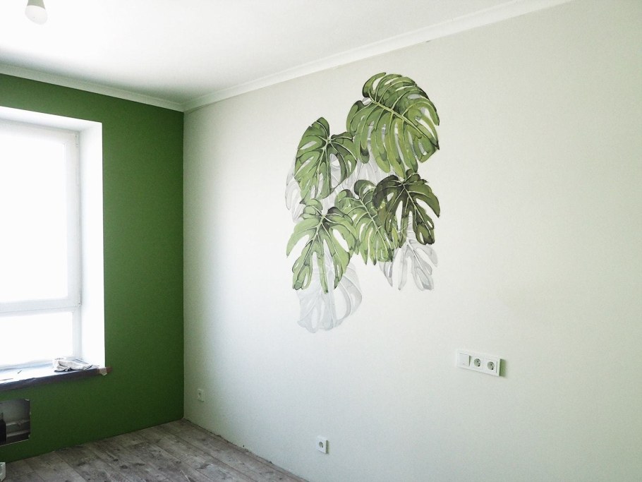 Роспись стен в интерьере