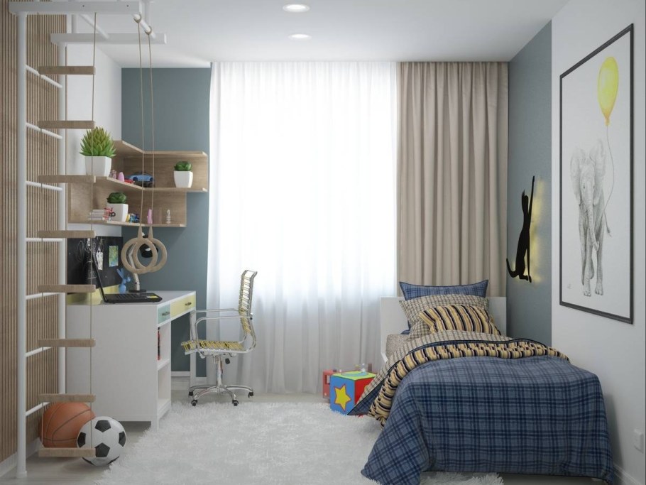 Планировка комнаты для мальчика