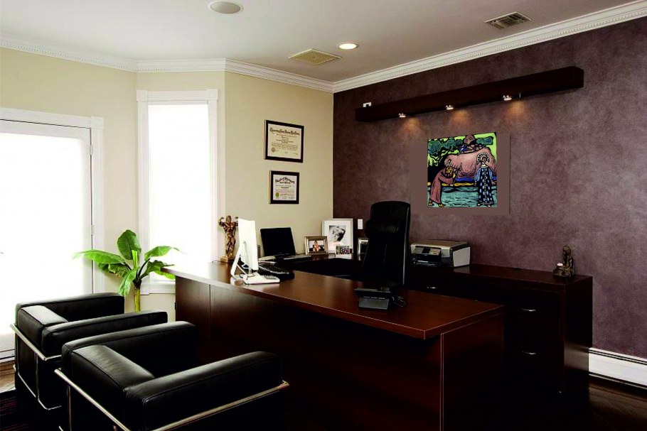 Цвет стен кабинета директора