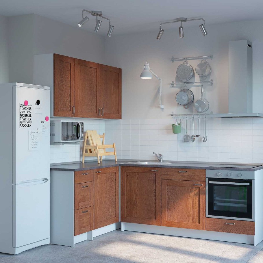 Кухня КНОКСХУЛЬТ икеа угловая