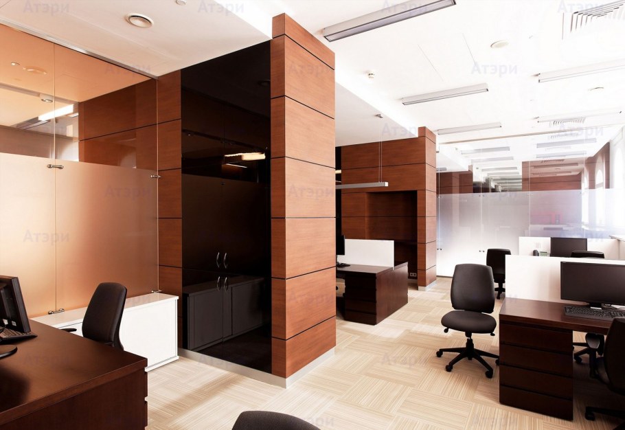 Отделка стен в офисе