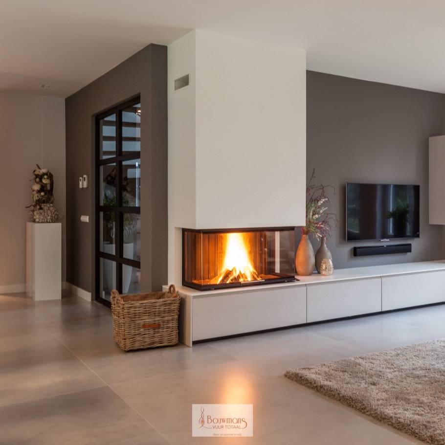 Камин в интерьере