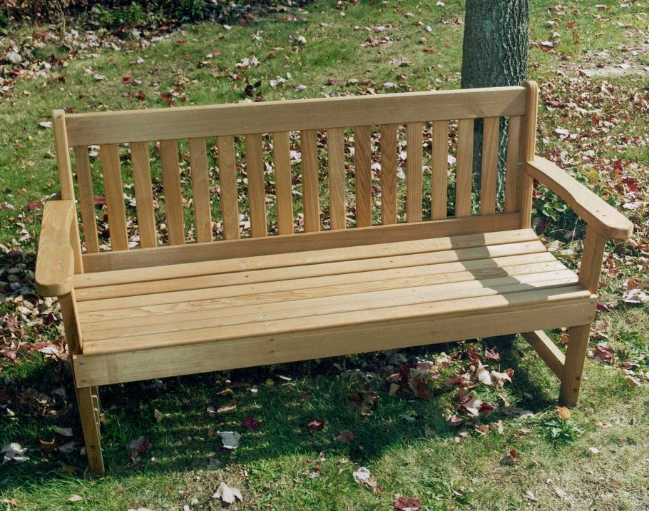 Лавки из дерева для дачи