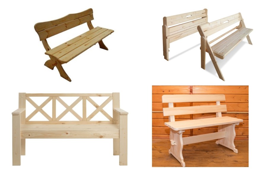 Деревянная Лавка для бани