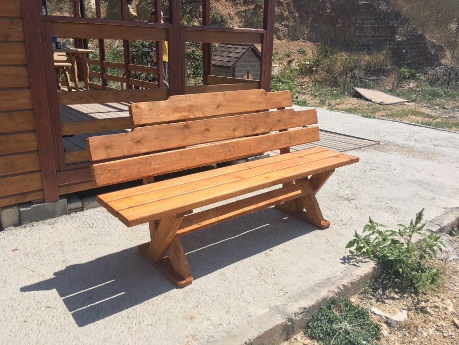 Садовые скамейки самоделки