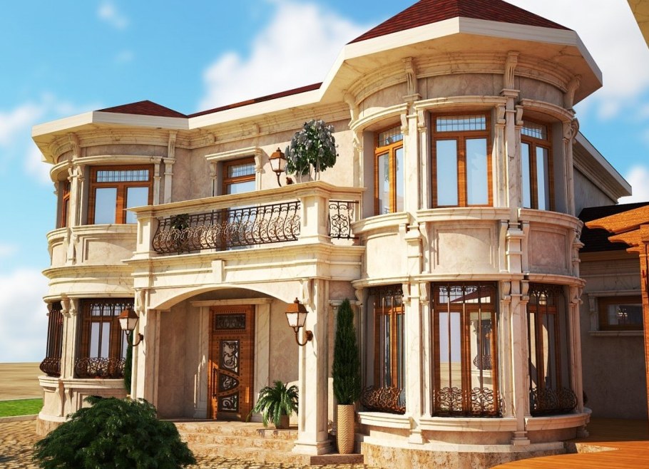 Коттедж в классическом стиле