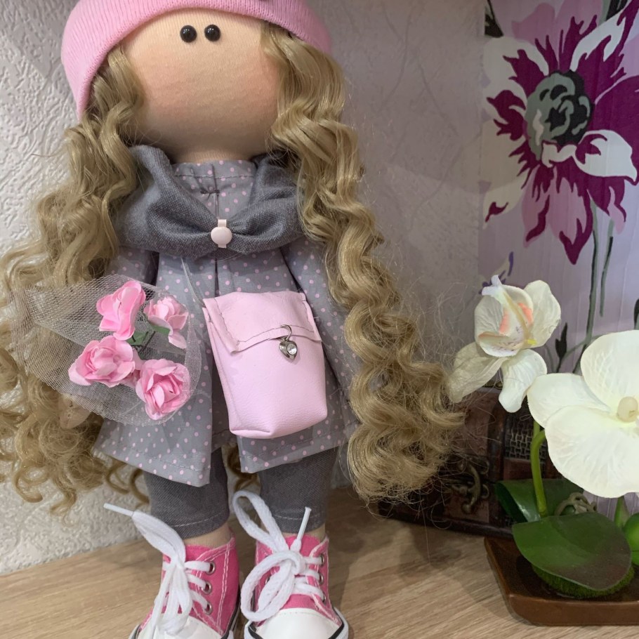 Кукла большеножка школьница