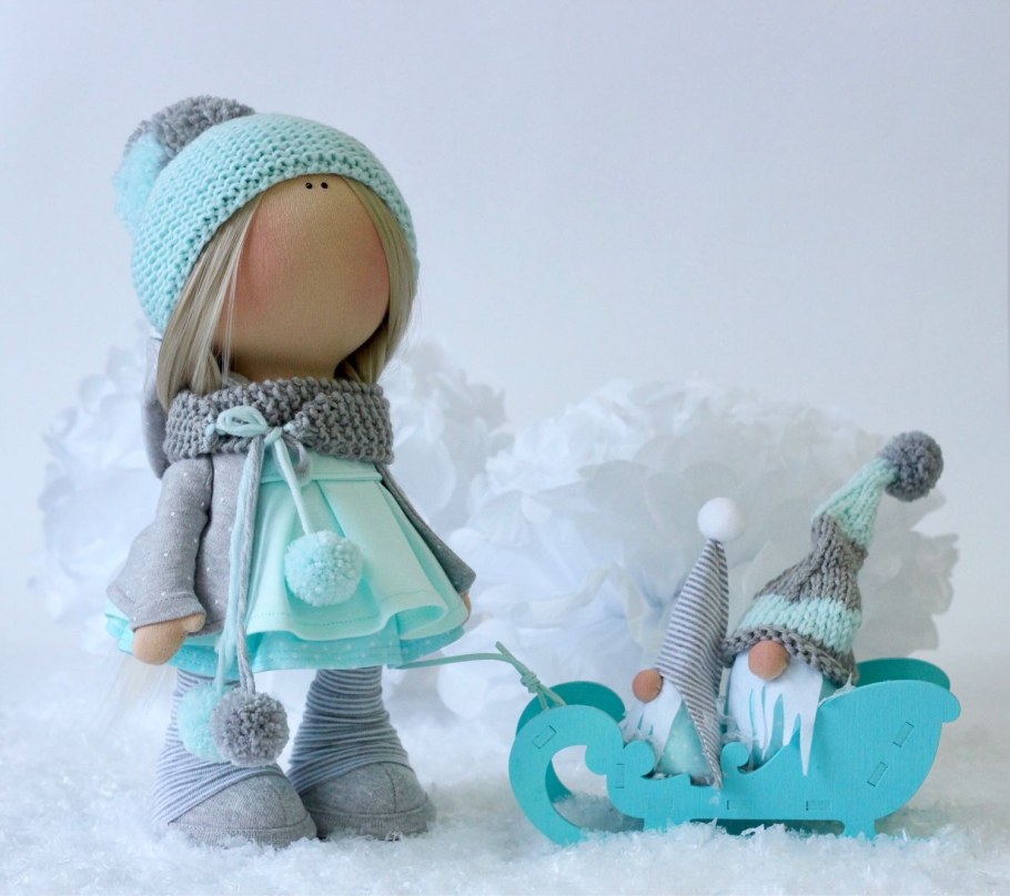 Куклы снежки большеножки