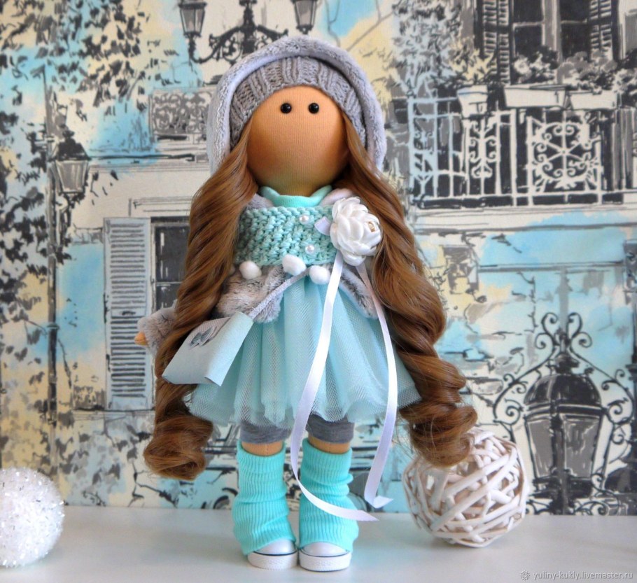 Стильные текстильные куклы