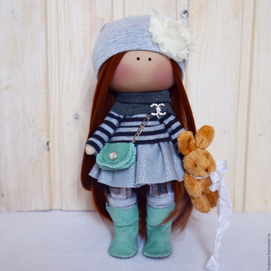 Интерьерная кукла Снежка