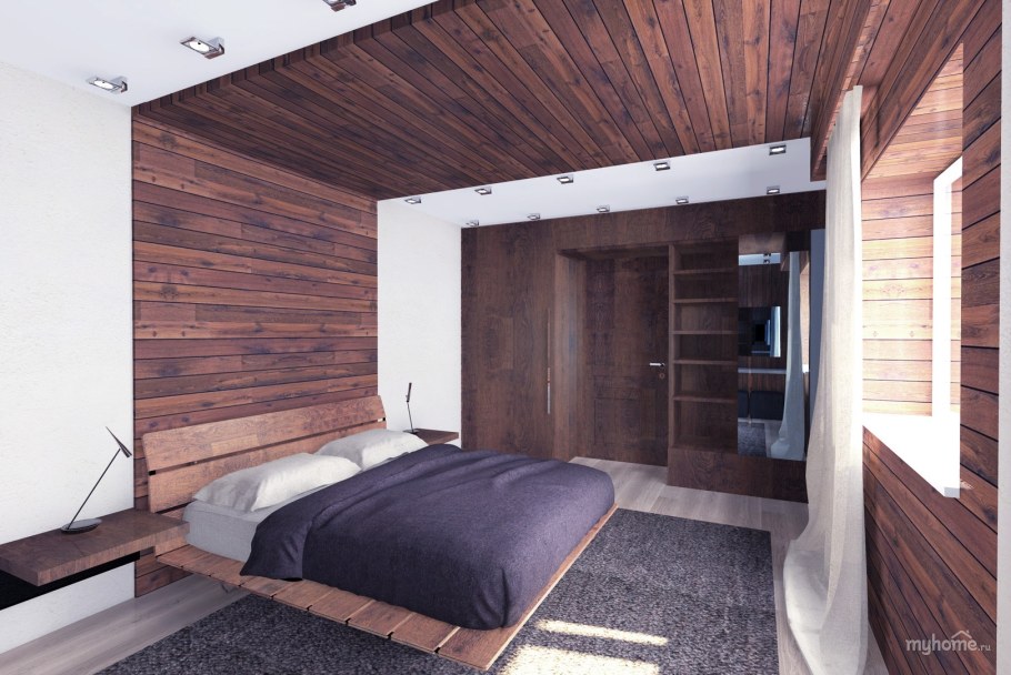 Ламинат на потолок