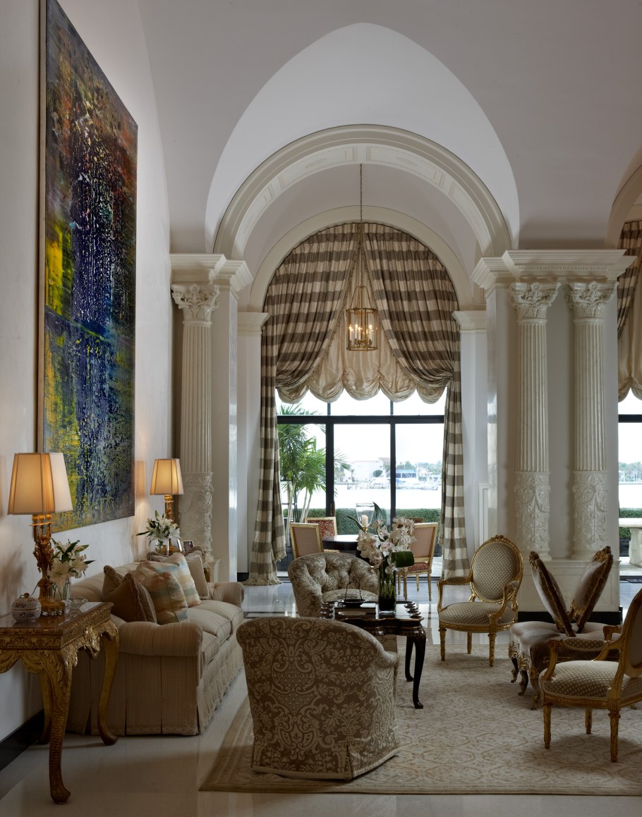 Шторы на полукруглое окно