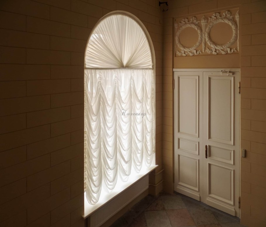 Шторы на арочные окна