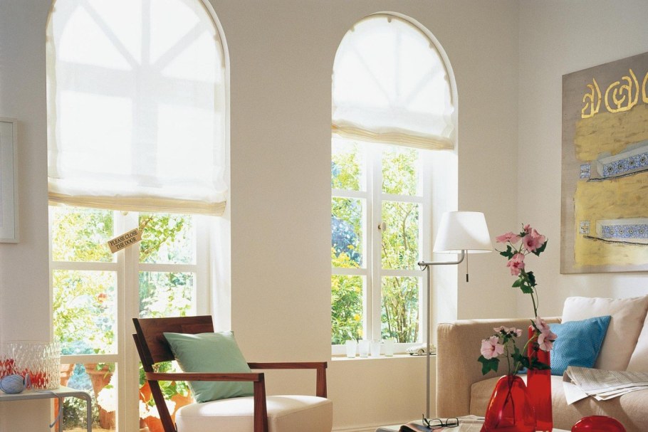 Шторы на арочные окна