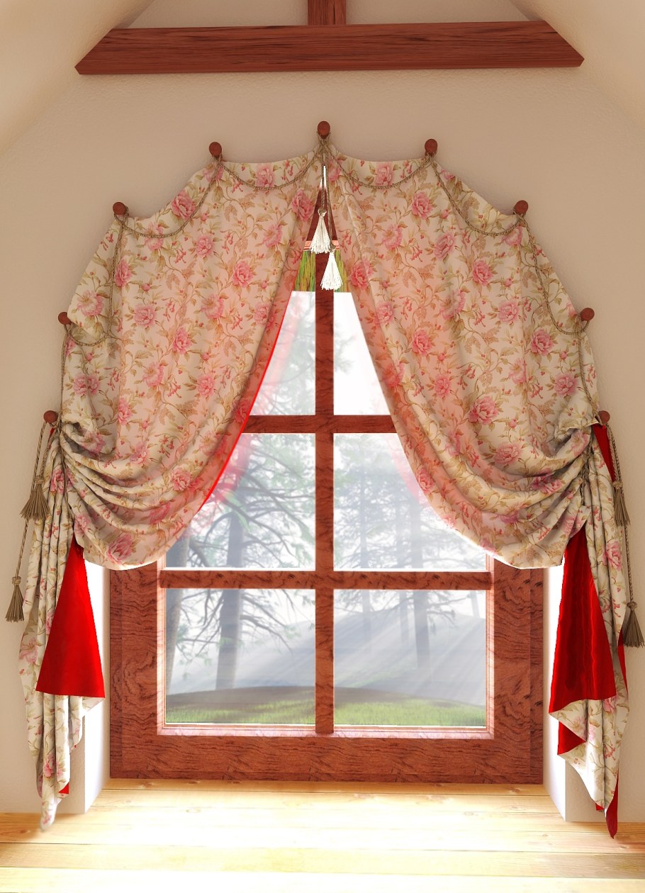 Шторы на нестандартные окна