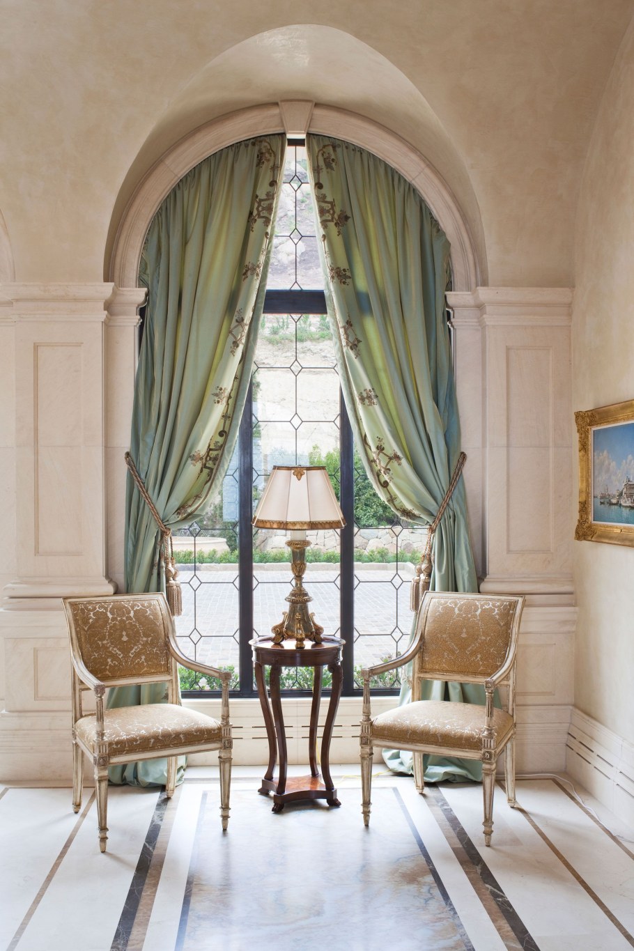 Занавески на арочные окна