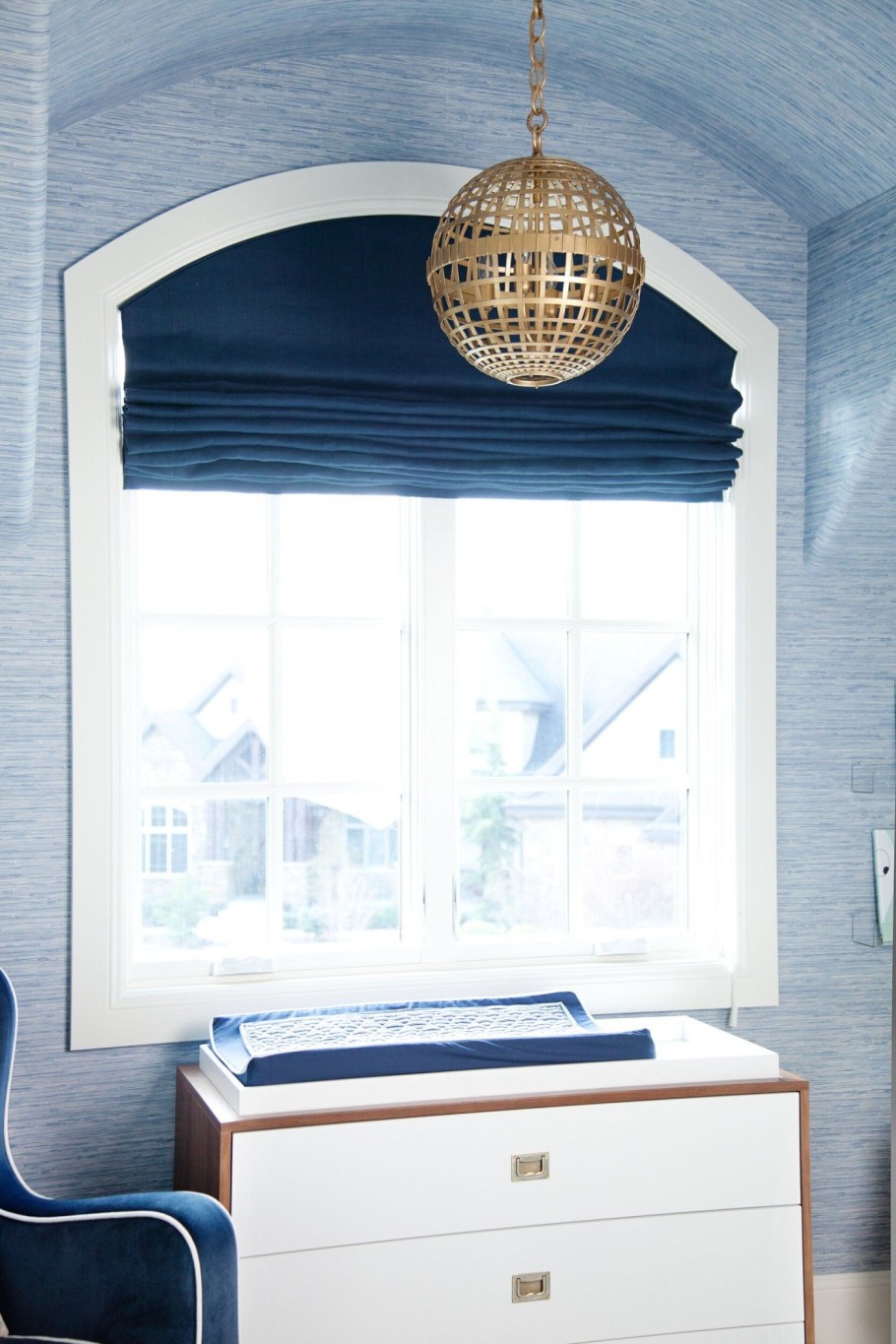 Арочные римские шторы