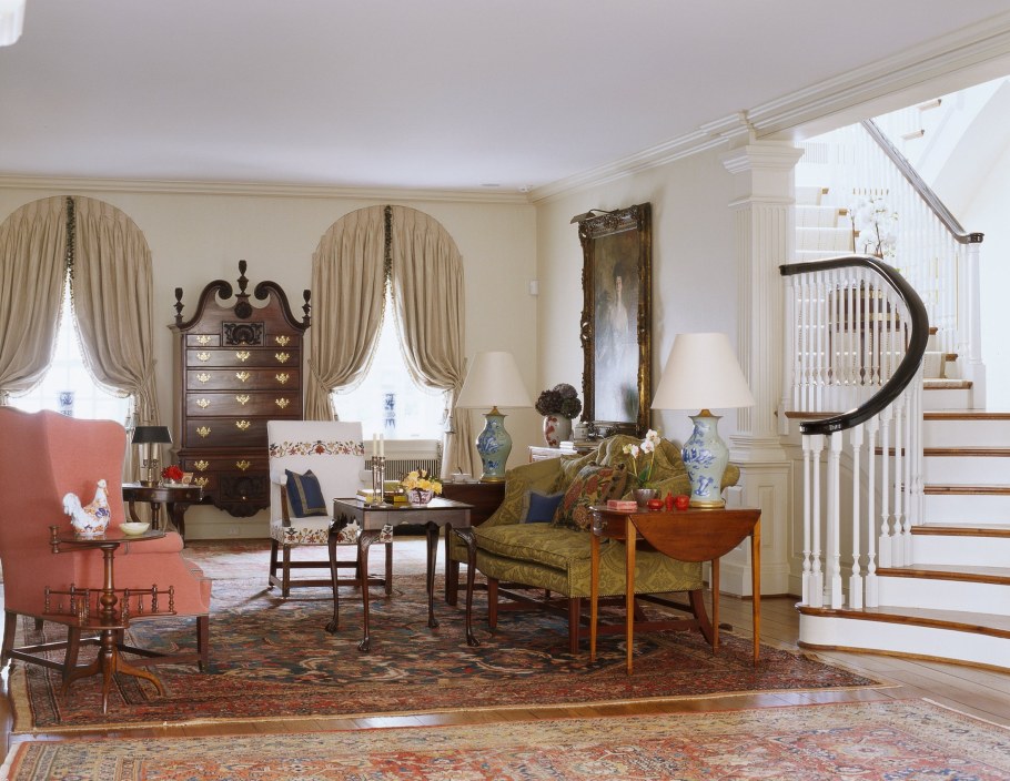 Шторы на высокое арочное окно