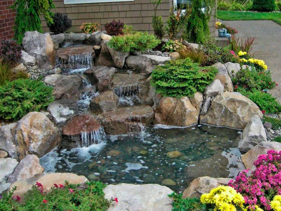 Ландшафтный рокарий Каскад ручьев