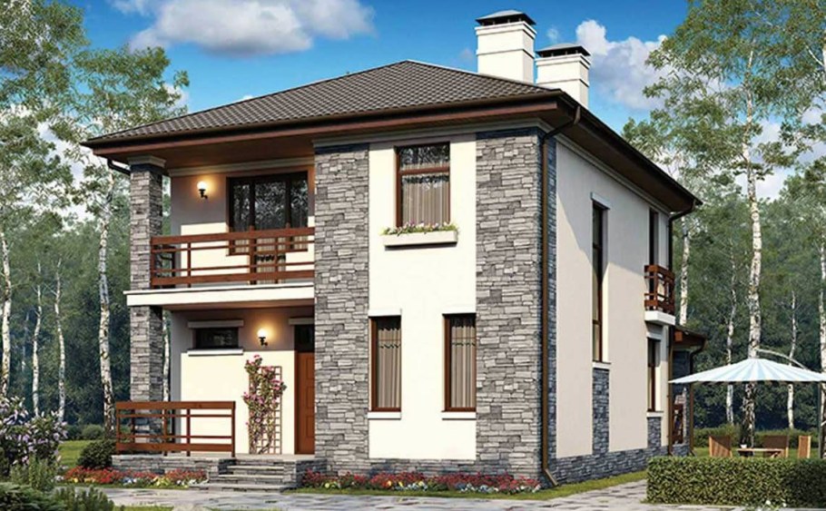 Проекты двухэтажных домов