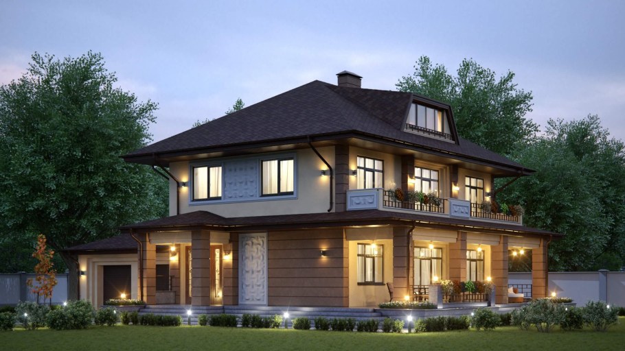 Двухэтажный дом