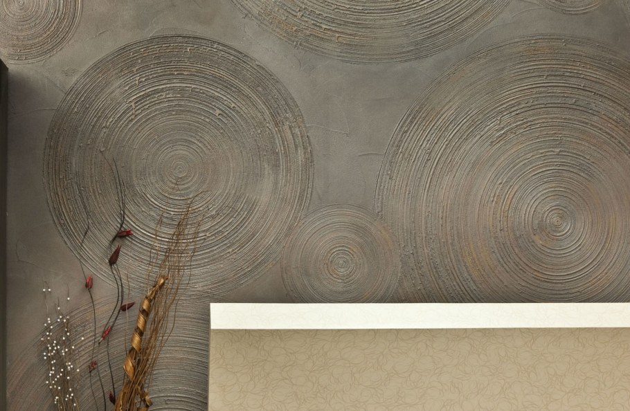 Декоративная штукатурка в интерьере