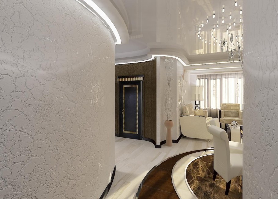 Декоративная штукатурка в зал