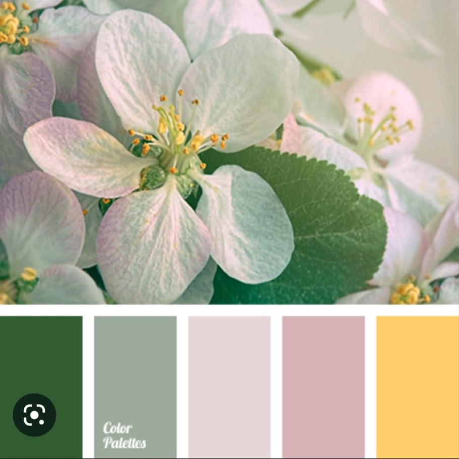 Сочетание пастельных цветов