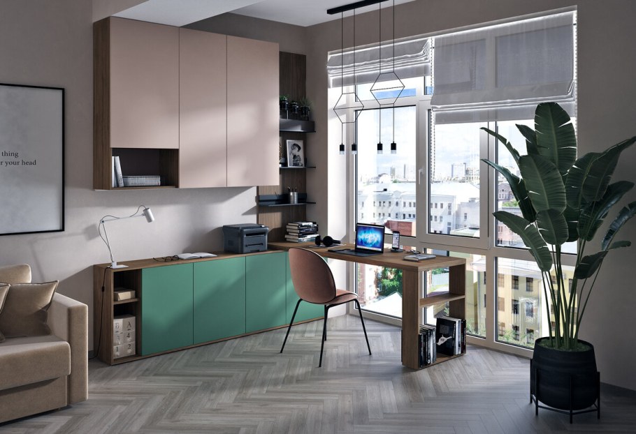 Стильная кухня в офисе