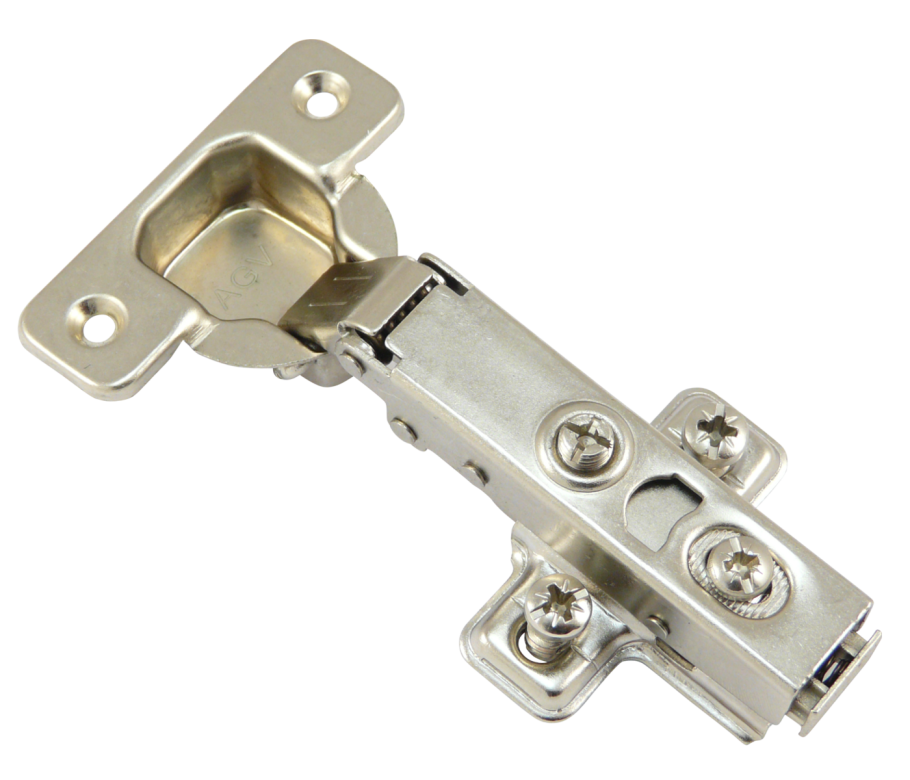 Петля мебельная накладная h301a75, clip-on, 35 мм, 105°