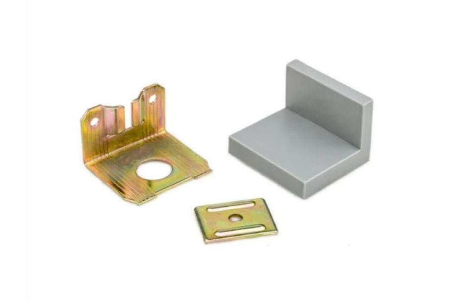 Уголок l-образный металл с накладкой Samet белый 1990954 400