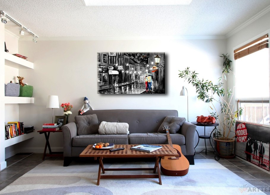 Диван в интерьере гостиной