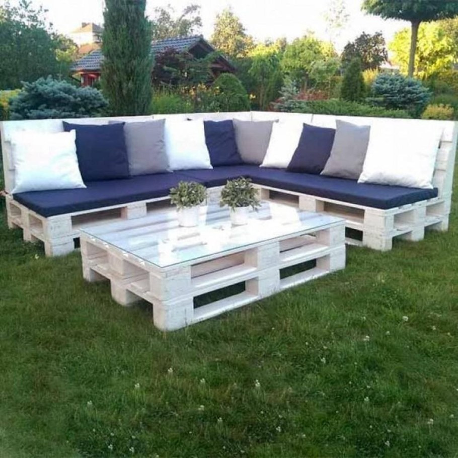 Садовая мебель из европаллетов