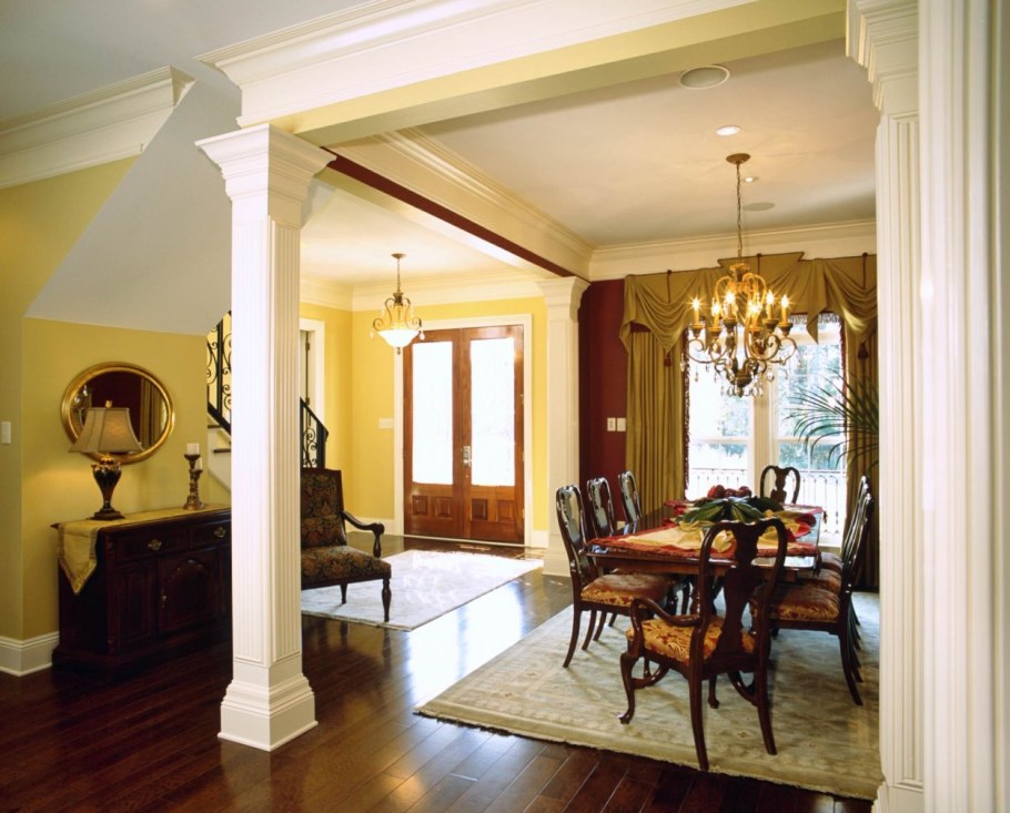 Колонны в интерьере