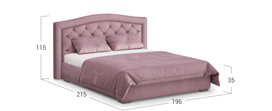 Кровать двуспальная Moon 1001а