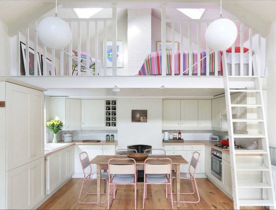 Антресольный второй ярус кровать