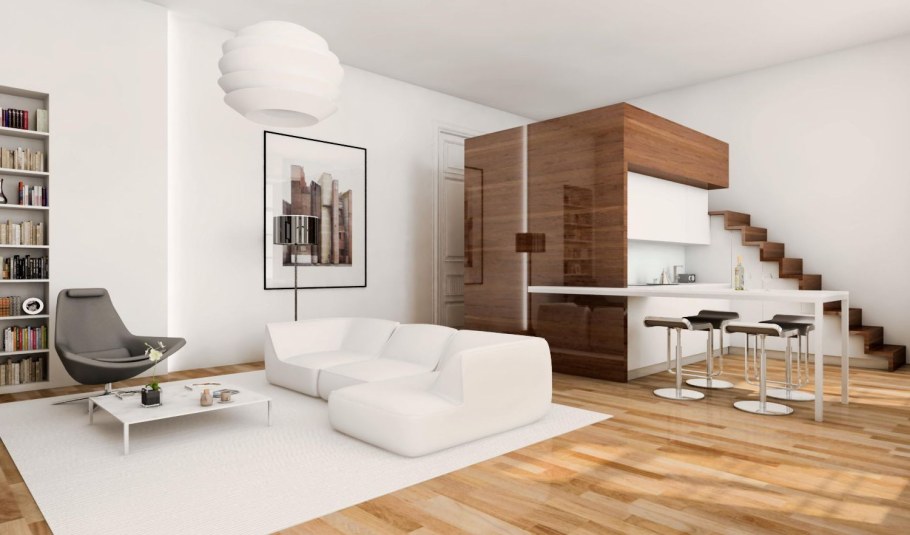 Антресоль в современном интерьере