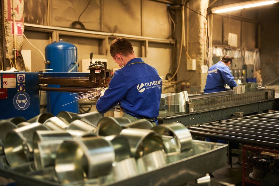 Фабрика вентиляции ГАЛВЕНТ фоторепортаж