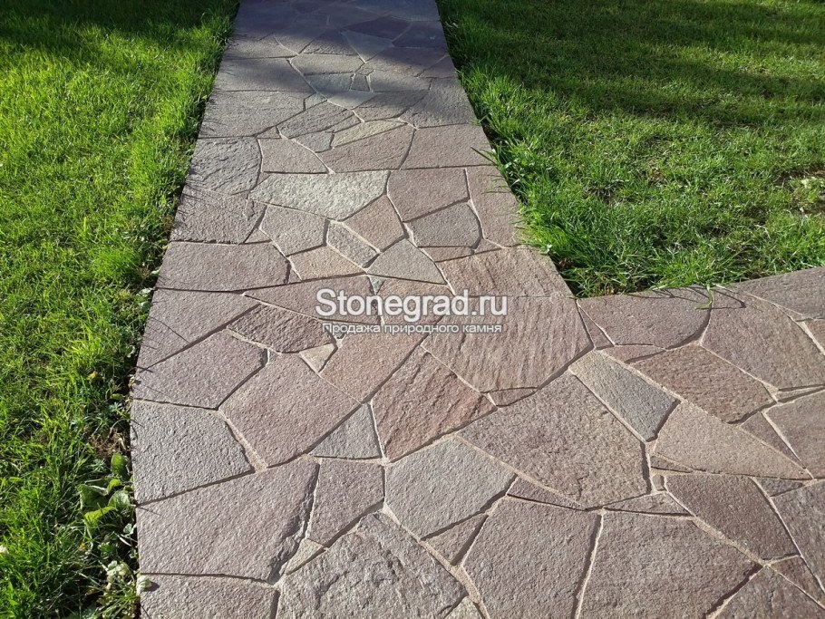 Плитняк для мощения дорожек