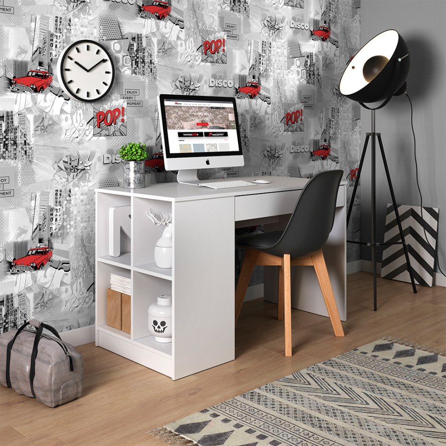 Письменный стол mirjan24 Heron/ada (White Gloss)