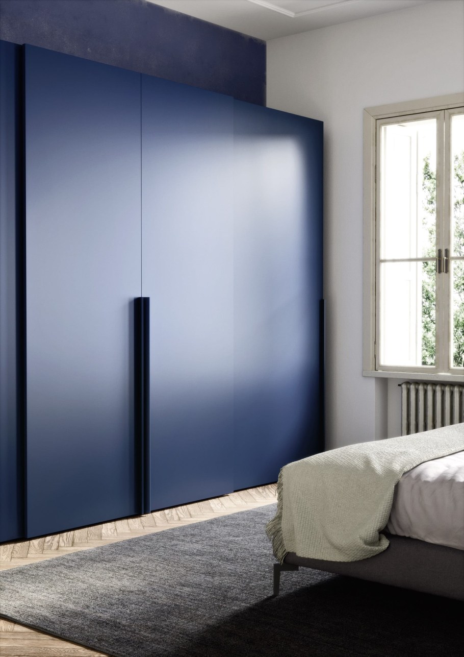 Шкаф купе синий