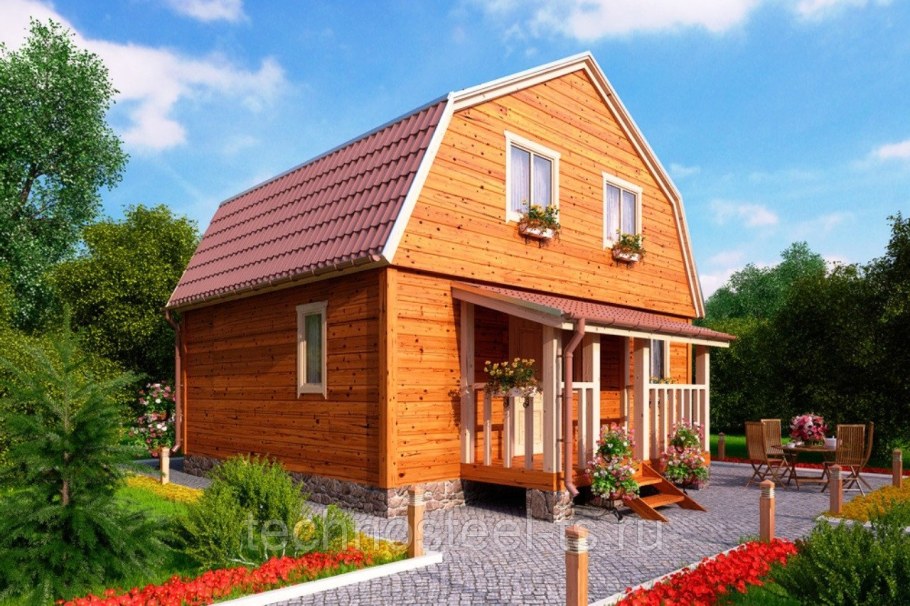 Садовые домики каркасно щитовые